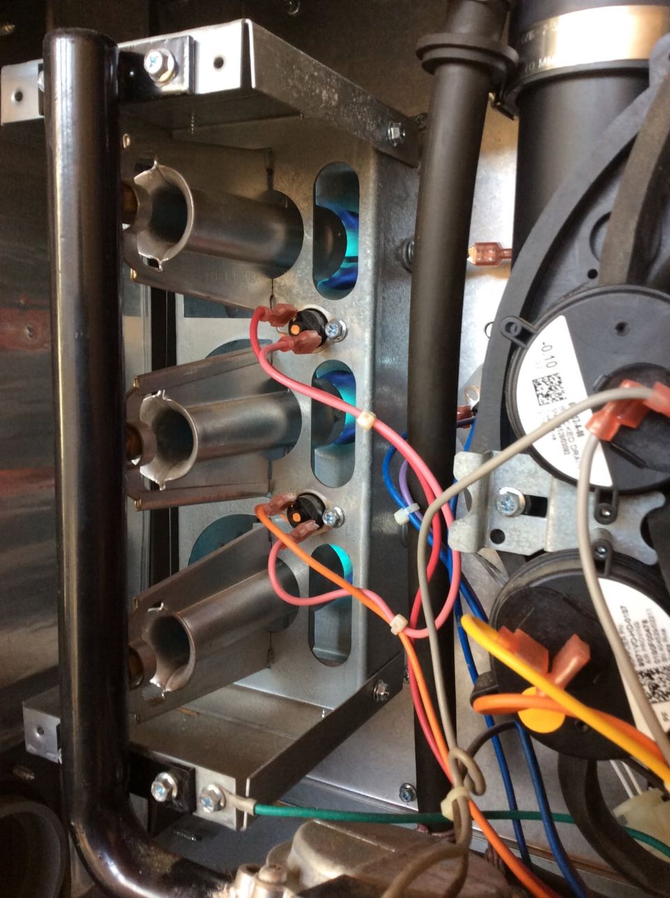 Furnace Repair – Pressure Switch Cleaned Out