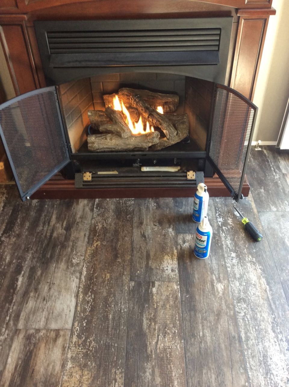 Gas Line Installed from a Propane Tank to a Heater – photo 2