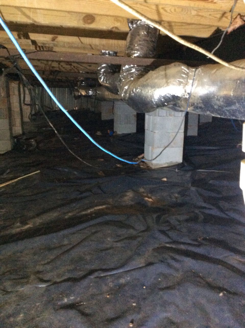 Ductwork Repaired Under a Home in Bessemer, AL