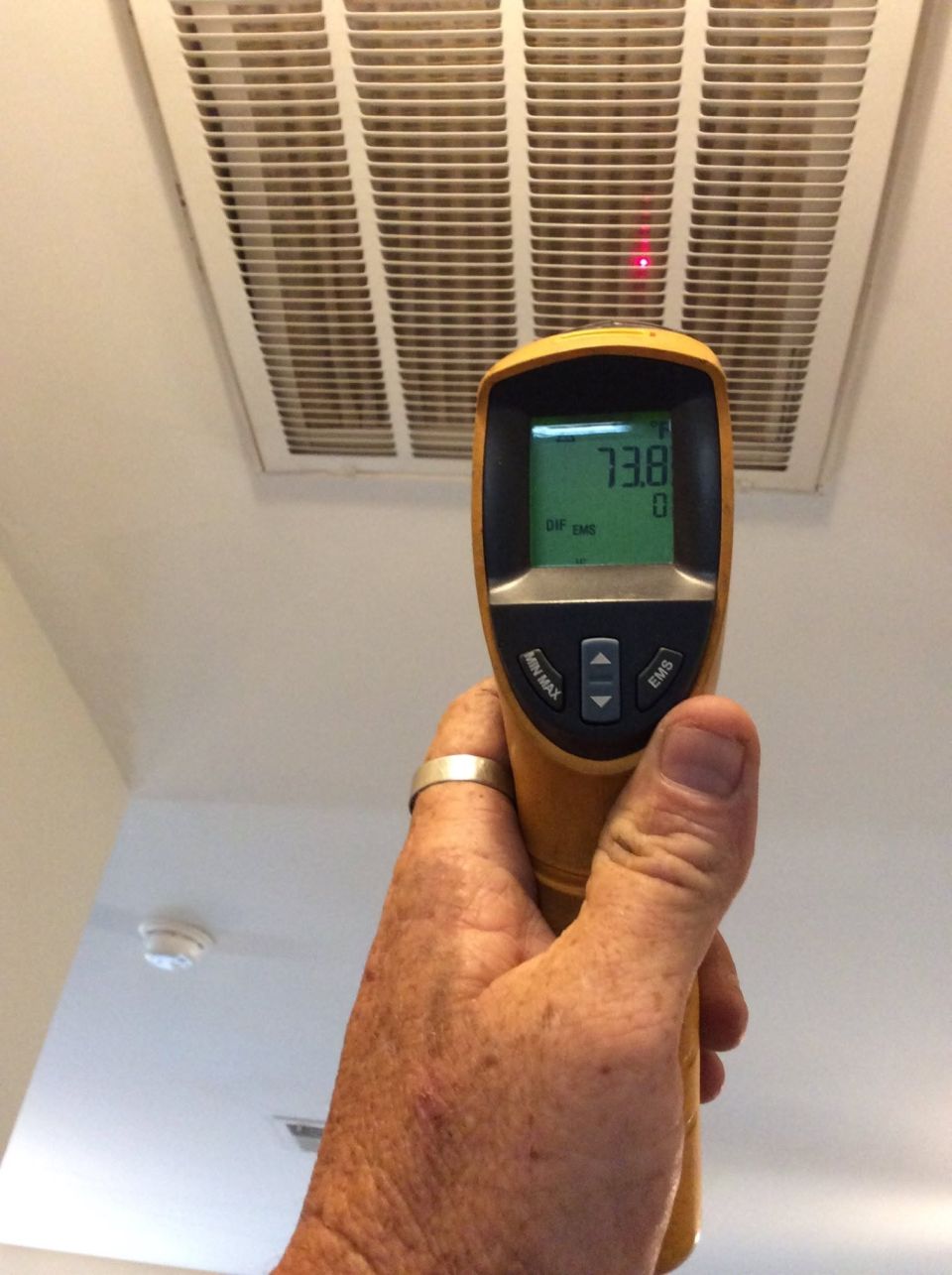 AC Condensate Leak Through the Ceiling Repaired – photo 6