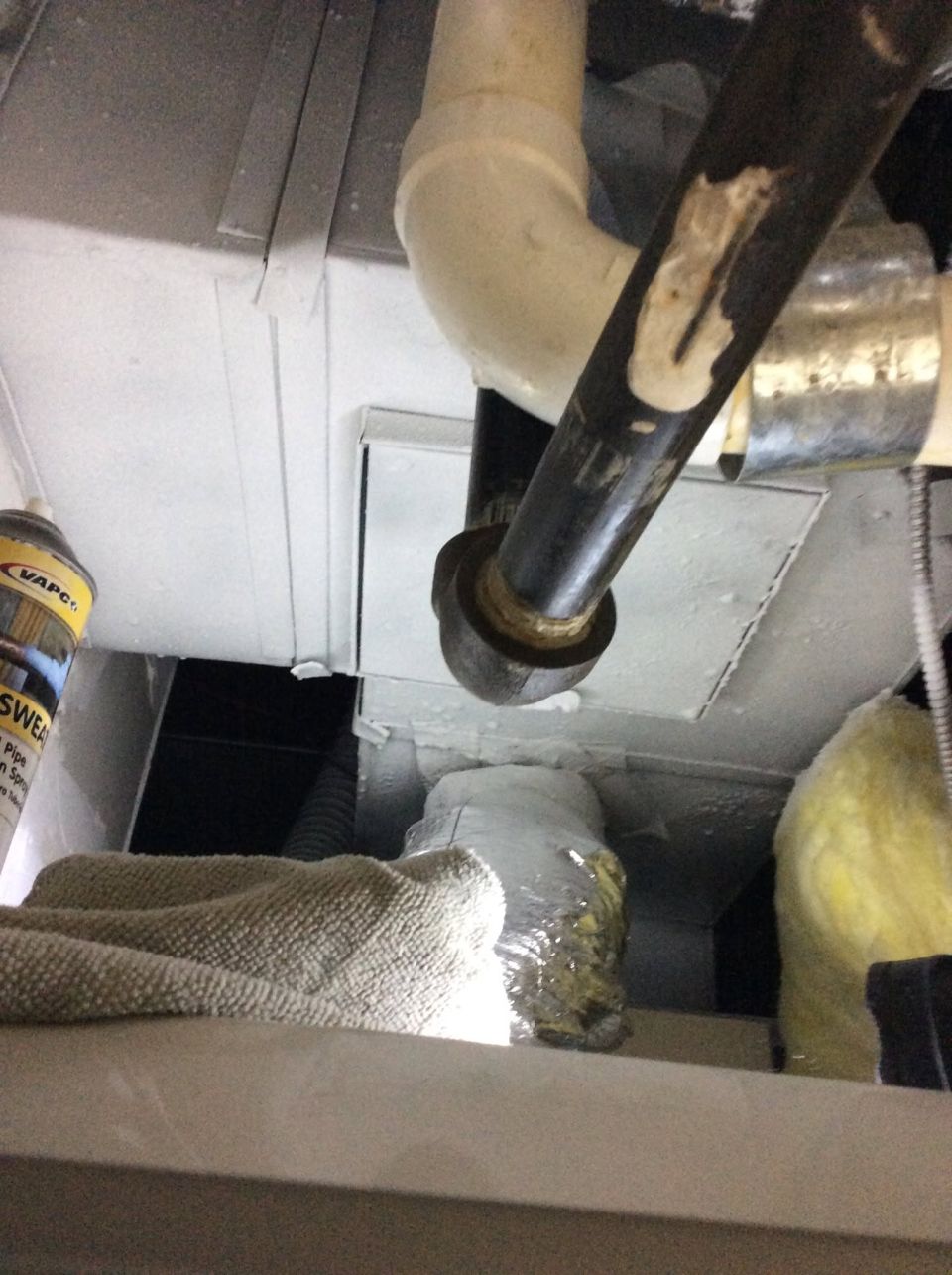 Sweating Ductwork Insulated